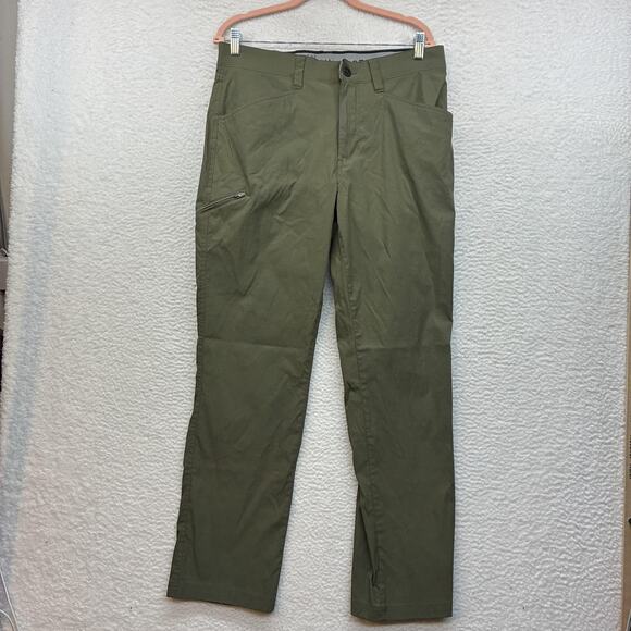 Orvis Other - Orvis Pants Mens 34x30 Green Stretch Hiking Water Repellent Media Pocket Zip